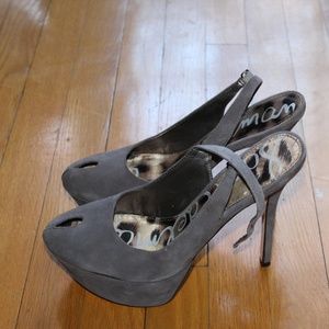 Sam Edelman Gray Pumps - Suede